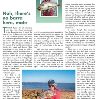 Nah, There’s No Barra Here, Mate